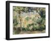 Landscape with View of the Newly Built Sacre-Coeur, about 1896-Pierre-Auguste Renoir-Framed Giclee Print