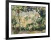 Landscape with View of the Newly Built Sacre-Coeur, about 1896-Pierre-Auguste Renoir-Framed Giclee Print