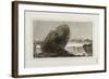 Landscape with Waterfall, before 1810-Francisco de Goya-Framed Giclee Print