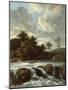 Landscape with Waterfall, C.1665-Jacob Isaaksz Ruisdael-Mounted Giclee Print