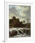 Landscape with Waterfall, C.1665-Jacob Isaaksz Ruisdael-Framed Giclee Print