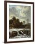 Landscape with Waterfall, C.1665-Jacob Isaaksz Ruisdael-Framed Giclee Print