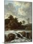 Landscape with Waterfall, C.1665-Jacob Isaaksz Ruisdael-Mounted Giclee Print