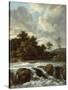 Landscape with Waterfall, C.1665-Jacob Isaaksz Ruisdael-Stretched Canvas