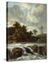 Landscape with Waterfall, C.1665-Jacob Isaaksz Ruisdael-Stretched Canvas