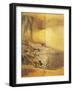 Landscape with Waterfall-Kano Tansetsu-Framed Giclee Print