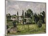 Landscape with Waterline, C.1879-Paul C?zanne-Mounted Giclee Print
