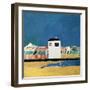 Landscape with White House-Kasimir Malewitsch-Framed Giclee Print