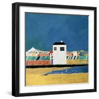 Landscape with White House-Kasimir Malewitsch-Framed Giclee Print