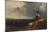 Landscape With Windmill, 19th century, (1917)-Henry Bright-Mounted Giclee Print
