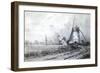 Landscape with Windmill, C1855-1892-Stanislas Lepine-Framed Giclee Print