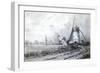 Landscape with Windmill, C1855-1892-Stanislas Lepine-Framed Giclee Print