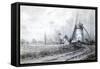 Landscape with Windmill, C1855-1892-Stanislas Lepine-Framed Stretched Canvas