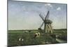 Landscape with Windmill Near Schiedam, 1873-Hendrik Johannes Weissenbruch-Mounted Giclee Print