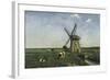 Landscape with Windmill near Schiedam. 1873-Jan Hendrik Weissenbruch-Framed Giclee Print