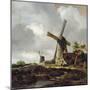 Landscape with Windmills, Near Haarlem, C.1650-52-Jacob Isaaksz or Isaacksz van Ruisdael-Mounted Giclee Print