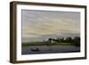 Landscape with windmills-Caspar David Friedrich-Framed Giclee Print