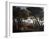 Landscape with Women at a Well-Andrea Locatelli-Framed Giclee Print