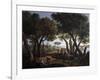 Landscape with Women at a Well-Andrea Locatelli-Framed Giclee Print