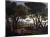 Landscape with Women at a Well-Andrea Locatelli-Mounted Giclee Print