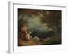 'Landscape with Women, Sheep and Dog', c1811, (1938)-Richard Westall-Framed Giclee Print