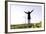 Landscape, Woman, Wind Turbines, Wind Power Station, Wind Park-Axel Schmies-Framed Photographic Print