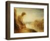 Landscape: Woman with Tamborine-J. M. W. Turner-Framed Premium Giclee Print