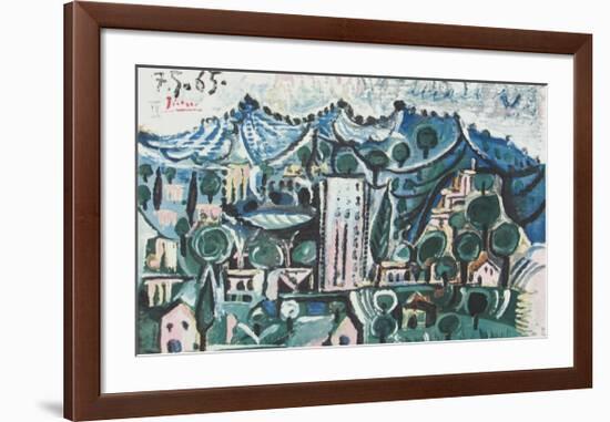 Landscape-Pablo Picasso-Framed Collectable Print