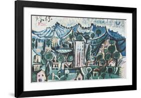 Landscape-Pablo Picasso-Framed Collectable Print