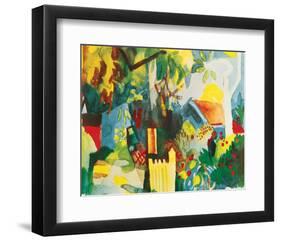 Landscape-Auguste Macke-Framed Premium Giclee Print