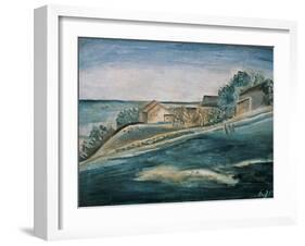 Landscape-Morandi Giorgio-Framed Giclee Print