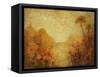 Landscape-J. M. W. Turner-Framed Stretched Canvas