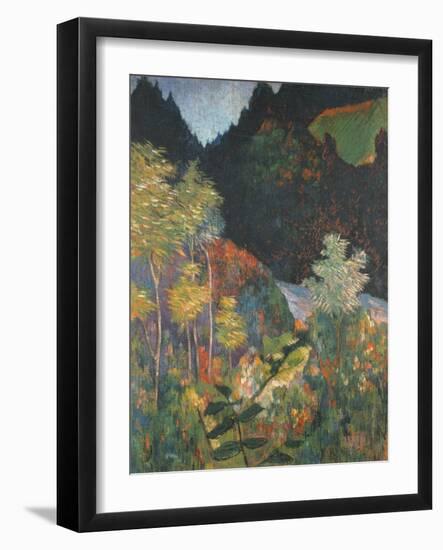 Landscape-Paul Gauguin-Framed Giclee Print