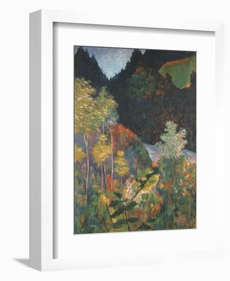 Landscape-Paul Gauguin-Framed Giclee Print