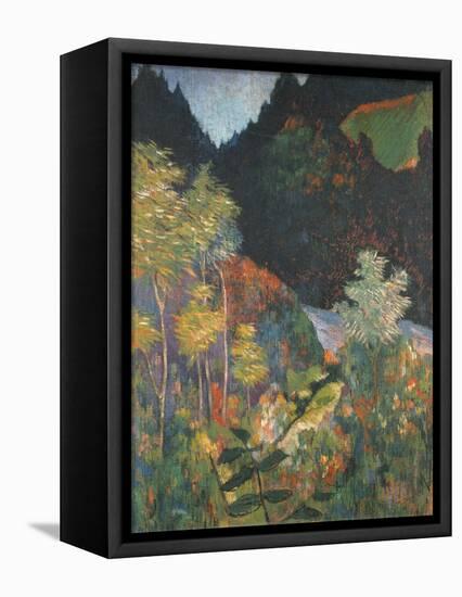 Landscape-Paul Gauguin-Framed Stretched Canvas