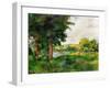 Landscape-Paul C?zanne-Framed Giclee Print