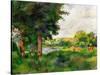 Landscape-Paul C?zanne-Stretched Canvas