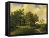 Landscape-Barend Cornelis Koekkoek-Framed Stretched Canvas