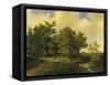 Landscape-Barend Cornelis Koekkoek-Framed Stretched Canvas