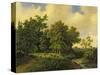 Landscape-Barend Cornelis Koekkoek-Stretched Canvas