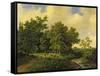 Landscape-Barend Cornelis Koekkoek-Framed Stretched Canvas