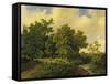 Landscape-Barend Cornelis Koekkoek-Framed Stretched Canvas