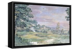 Landscape-Pietro da Cortona-Framed Stretched Canvas