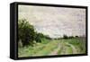 Landscape-Claude Monet-Framed Stretched Canvas