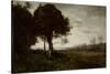 Landscape-Jean-Baptiste-Camille Corot-Stretched Canvas