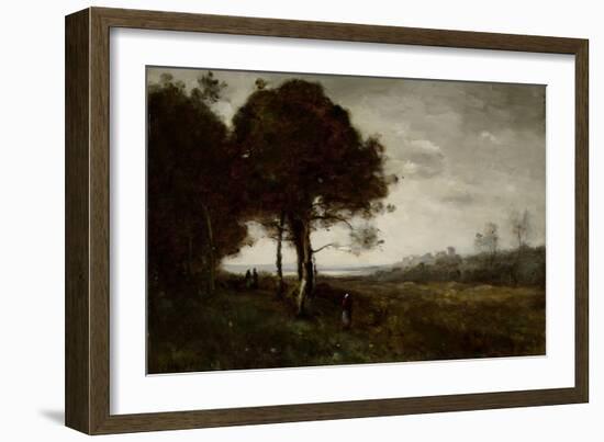 Landscape-Jean-Baptiste-Camille Corot-Framed Giclee Print