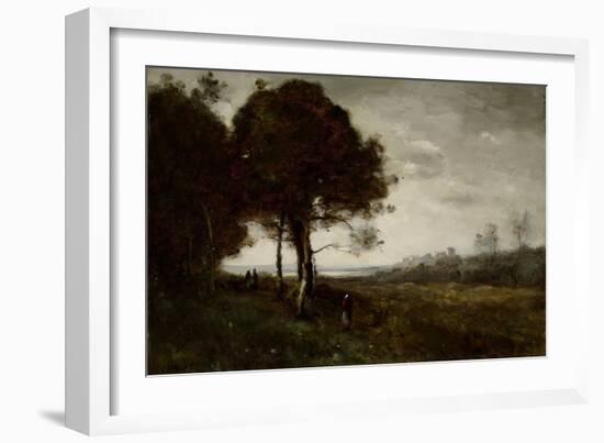 Landscape-Jean-Baptiste-Camille Corot-Framed Giclee Print