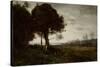 Landscape-Jean-Baptiste-Camille Corot-Stretched Canvas