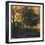 Landscape-Jacob van Ruisdael-Framed Art Print