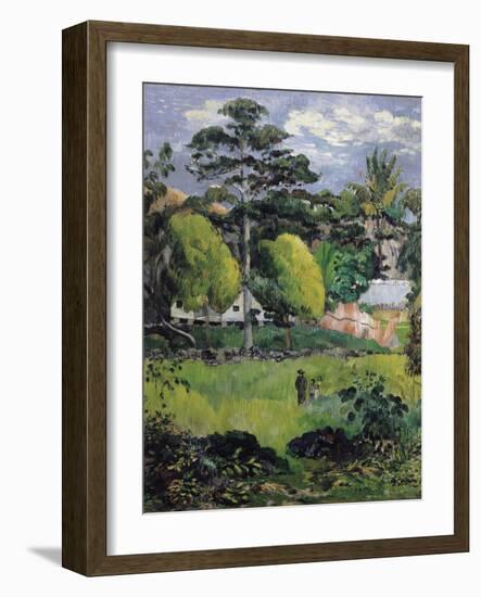 Landscape-Paul Gauguin-Framed Art Print